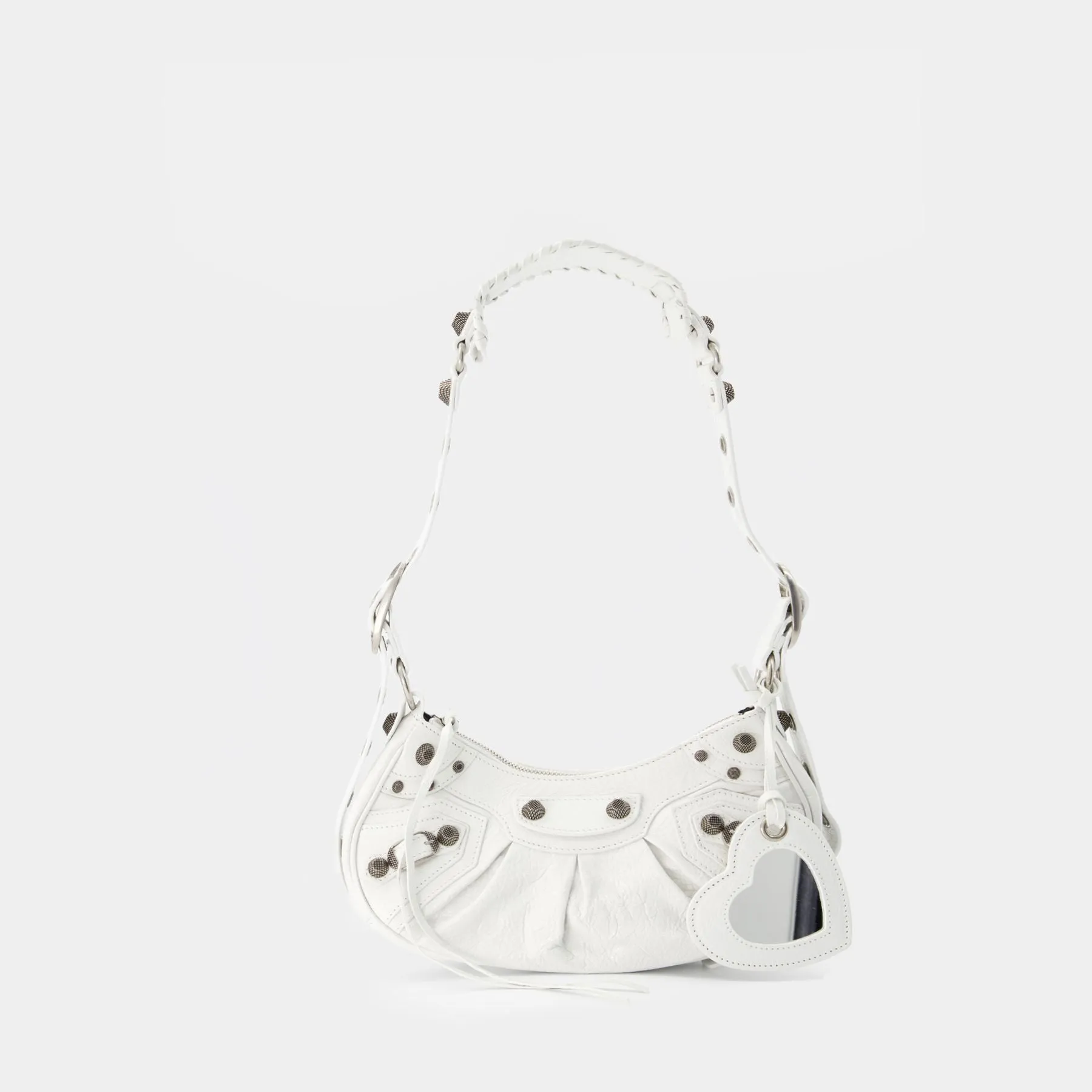 Balenciaga  Cagole Shoulder Xs Bag - Balenciaga - Optic White - Leather