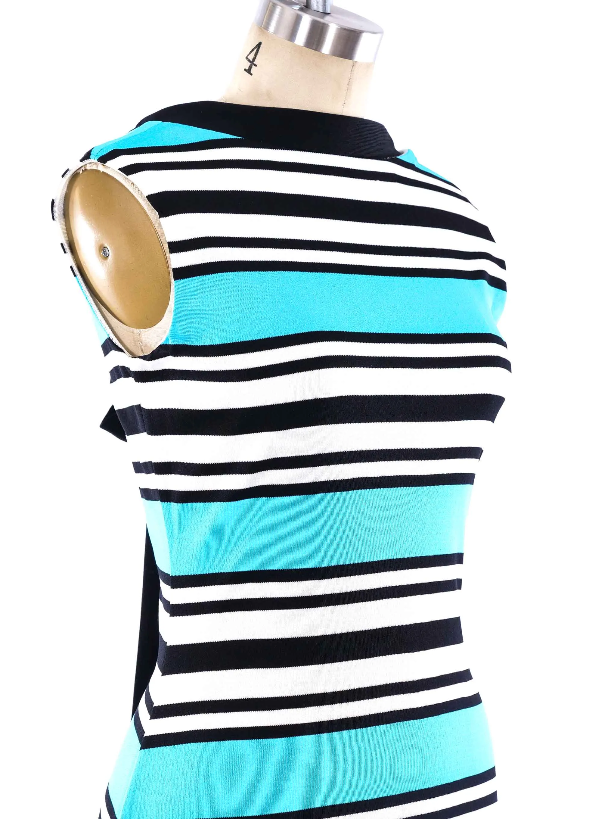 Balmain Striped Maxi Dress