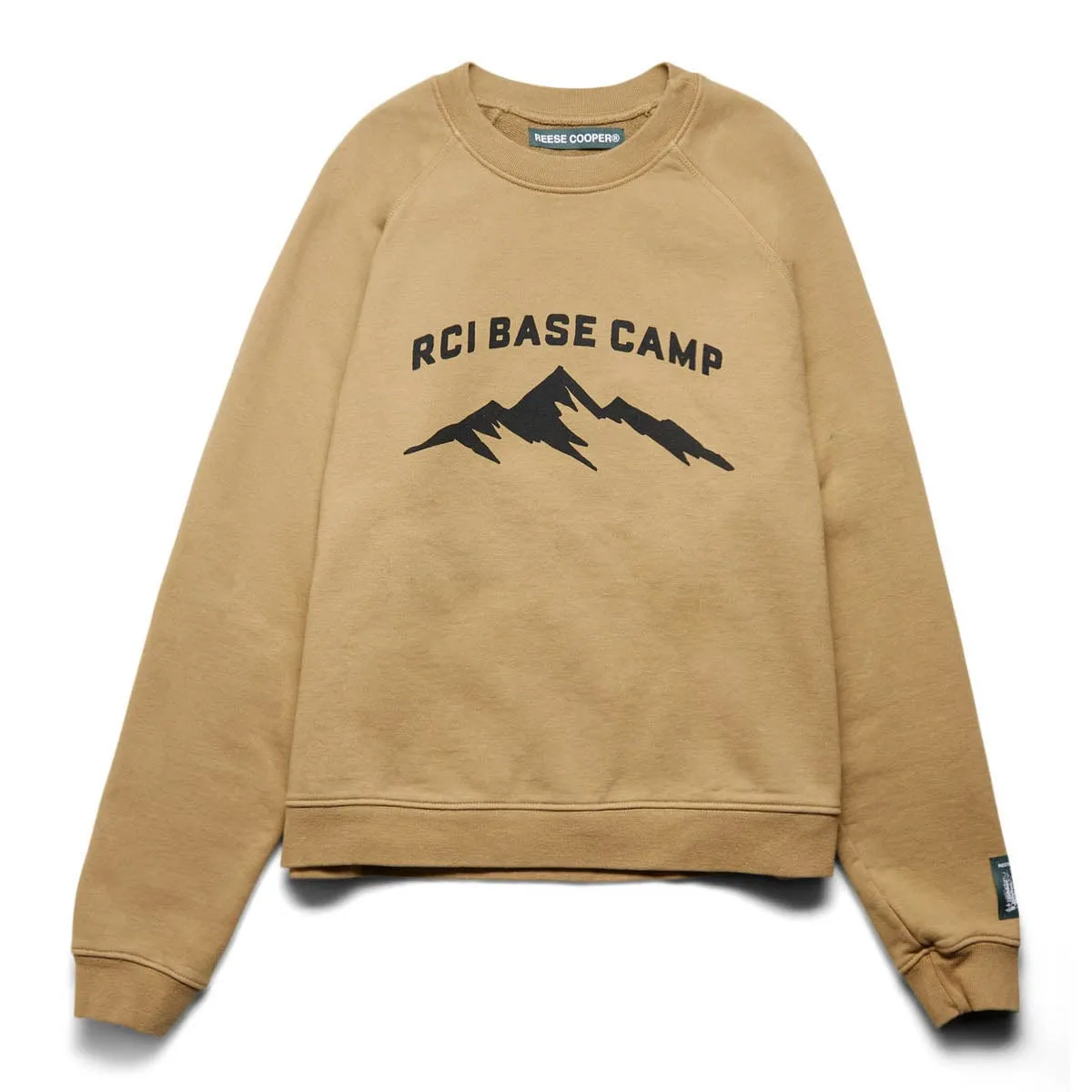 BASE CAMP CREWNECK SWEATSHIRT Khaki | Bodega