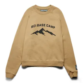 BASE CAMP CREWNECK SWEATSHIRT Khaki | Bodega