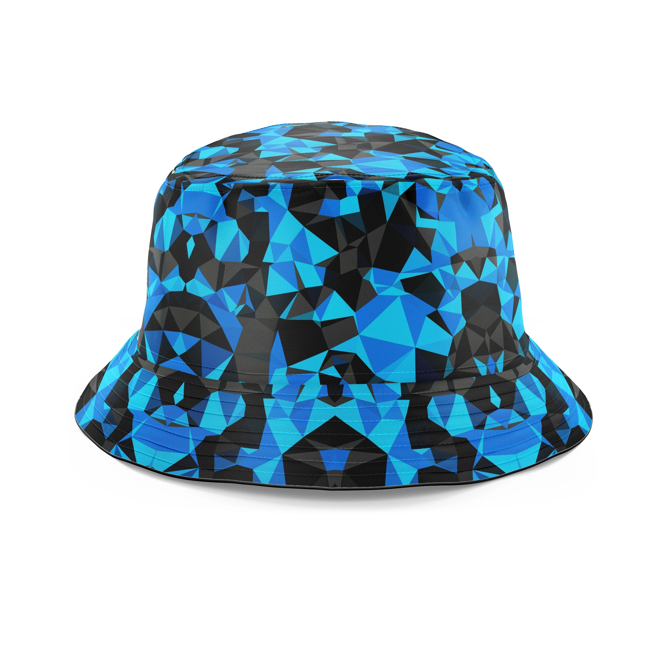 Blue And Black Bucket Hat