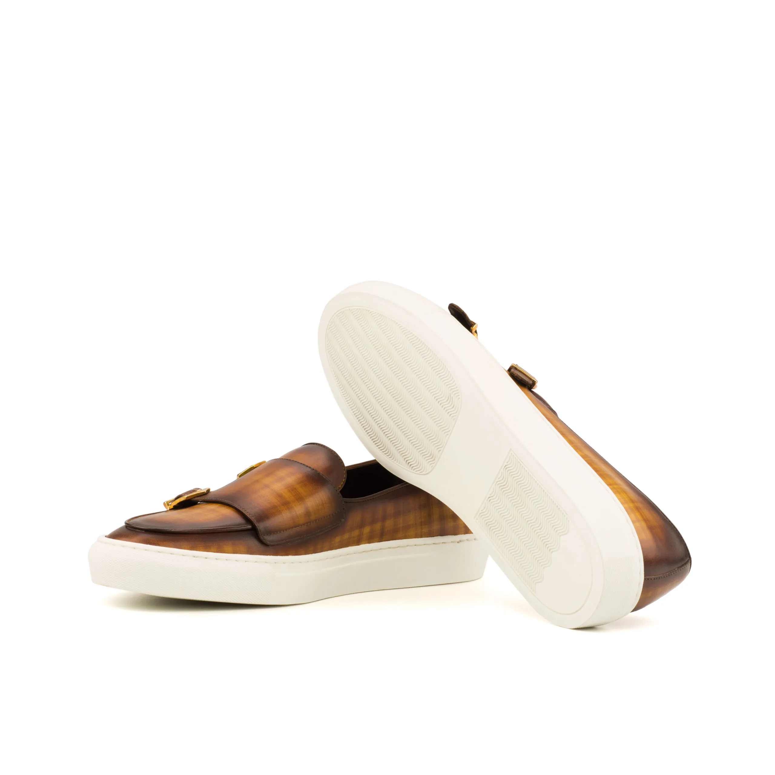--Brown Monk Sneaker-