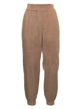 Brunello Cucinelli High Waist Tapered Leg Trousers