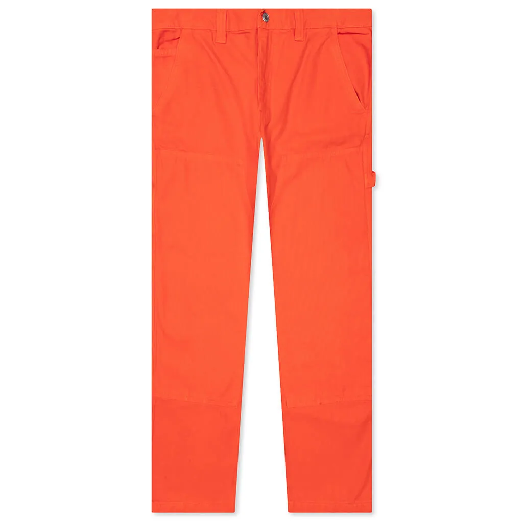 Canvas Work Pant - Orange