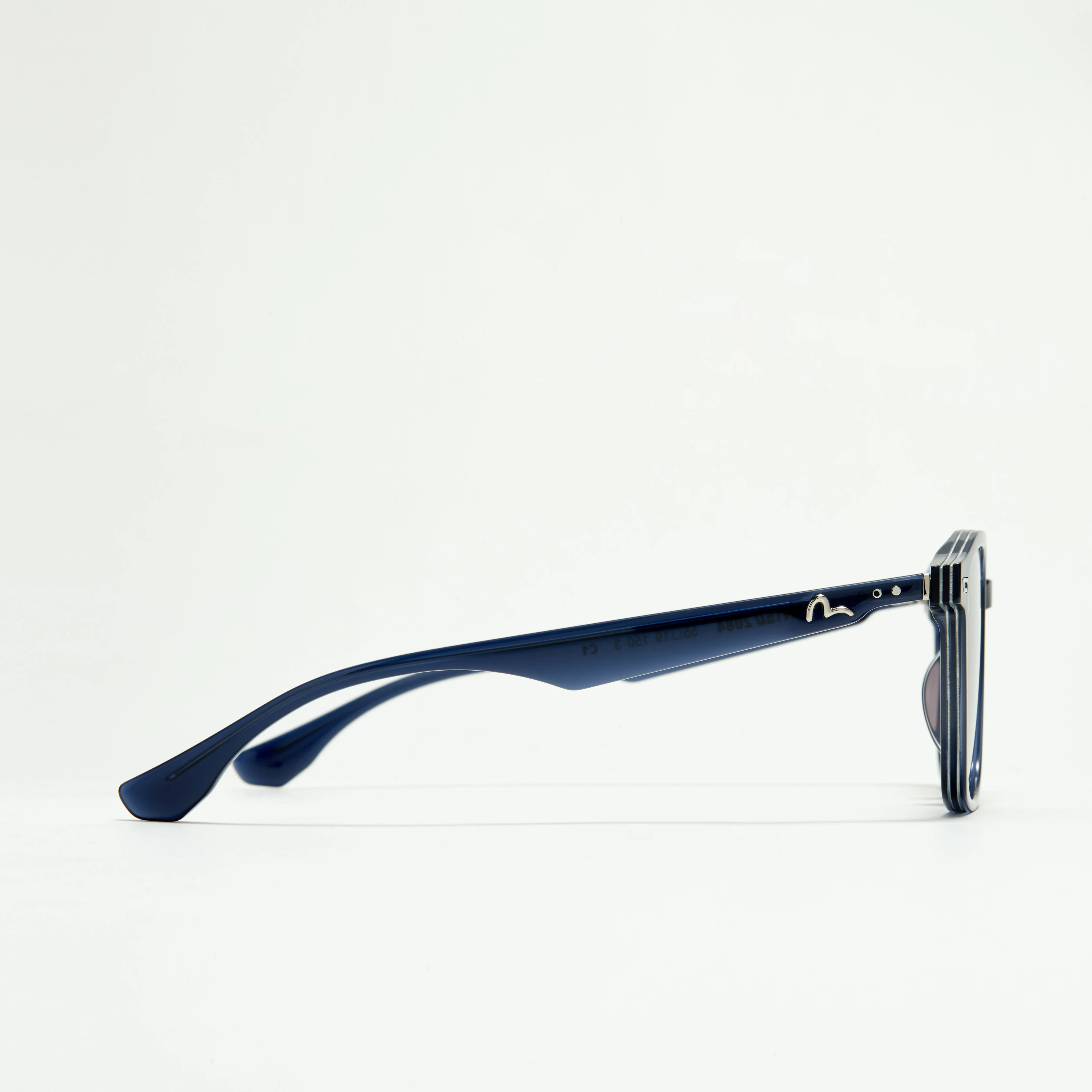 Contrast Trim Square Sunglasses