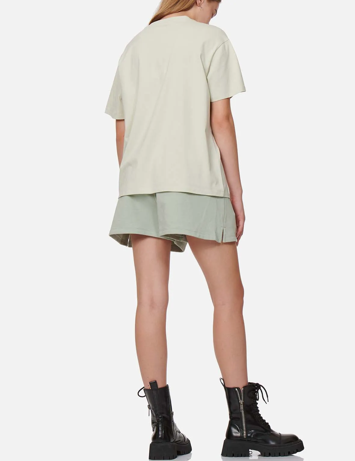 Crinkled Box Logo Print T-Shirt