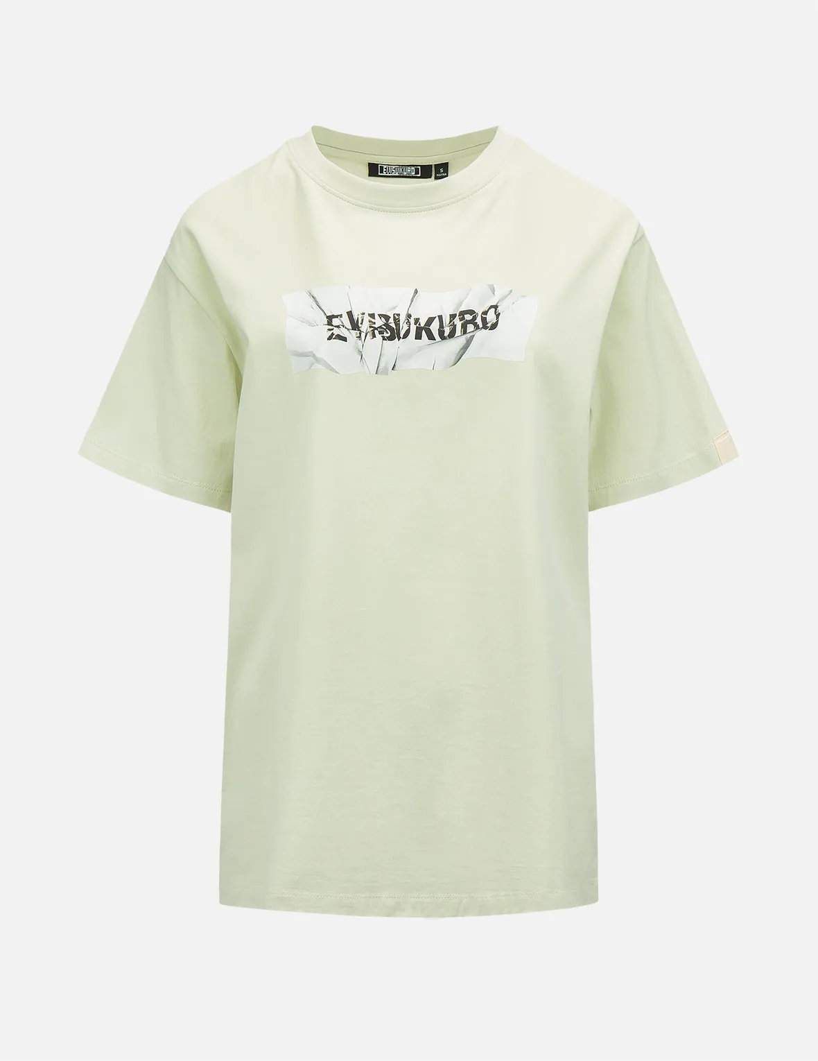 Crinkled Box Logo Print T-Shirt