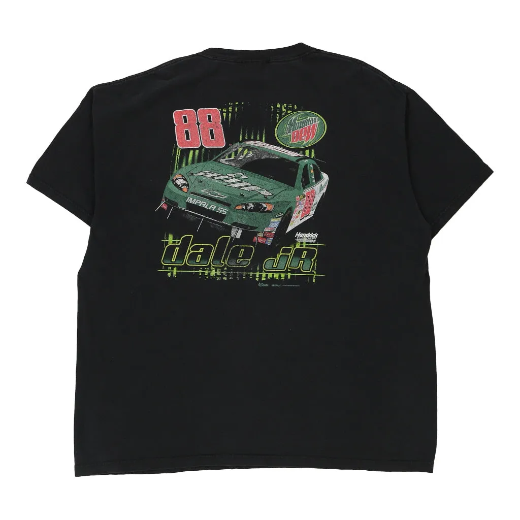 Dale Earnhardt Jr Chase Authentics Nascar T-Shirt - 2XL Black Cotton