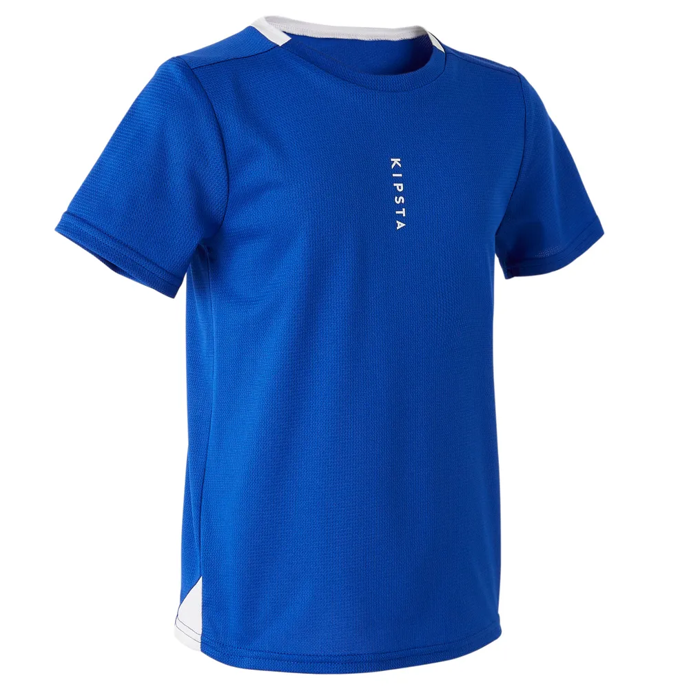 Decathlon Kids’ Soccer T-Shirt -  Essentiel Blue