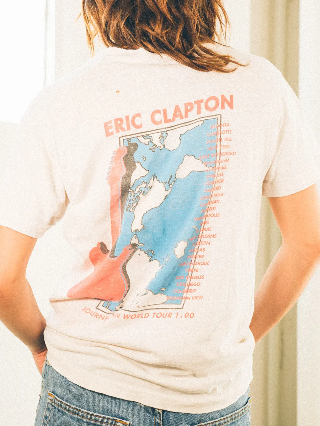Eric Clapton 1990 Journeyman Tour Tee