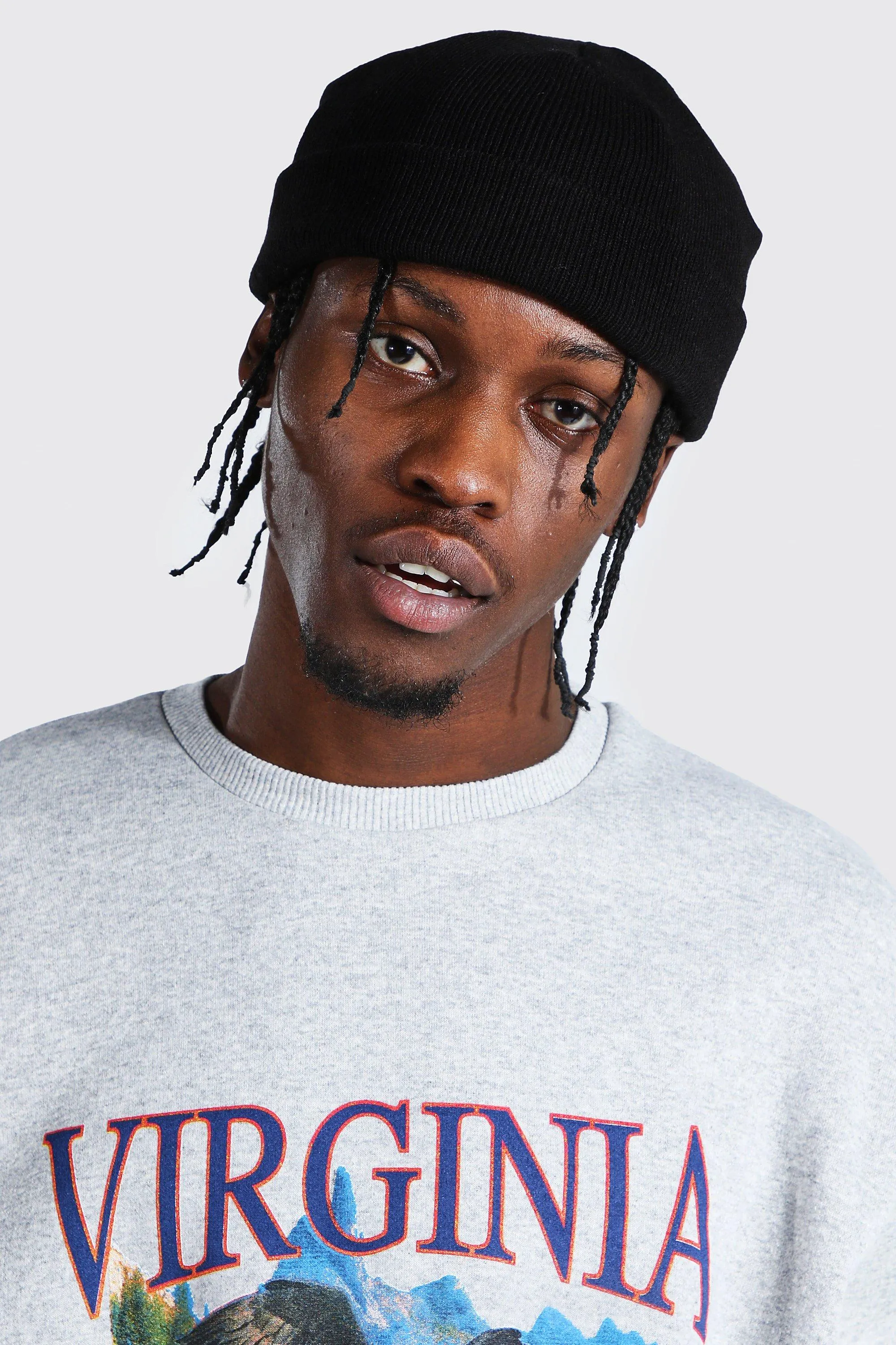 Flat Knit Docker Beanie | boohooMAN UK