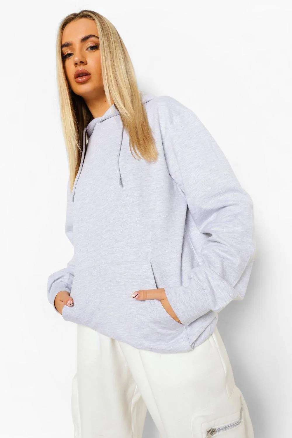 Grey Oversized Hoodie