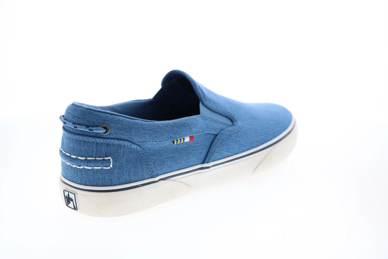 Guy Harvey Pacific GHMPACIFC-456 Mens Blue Canvas Slip On Lifestyle Sneakers Shoes