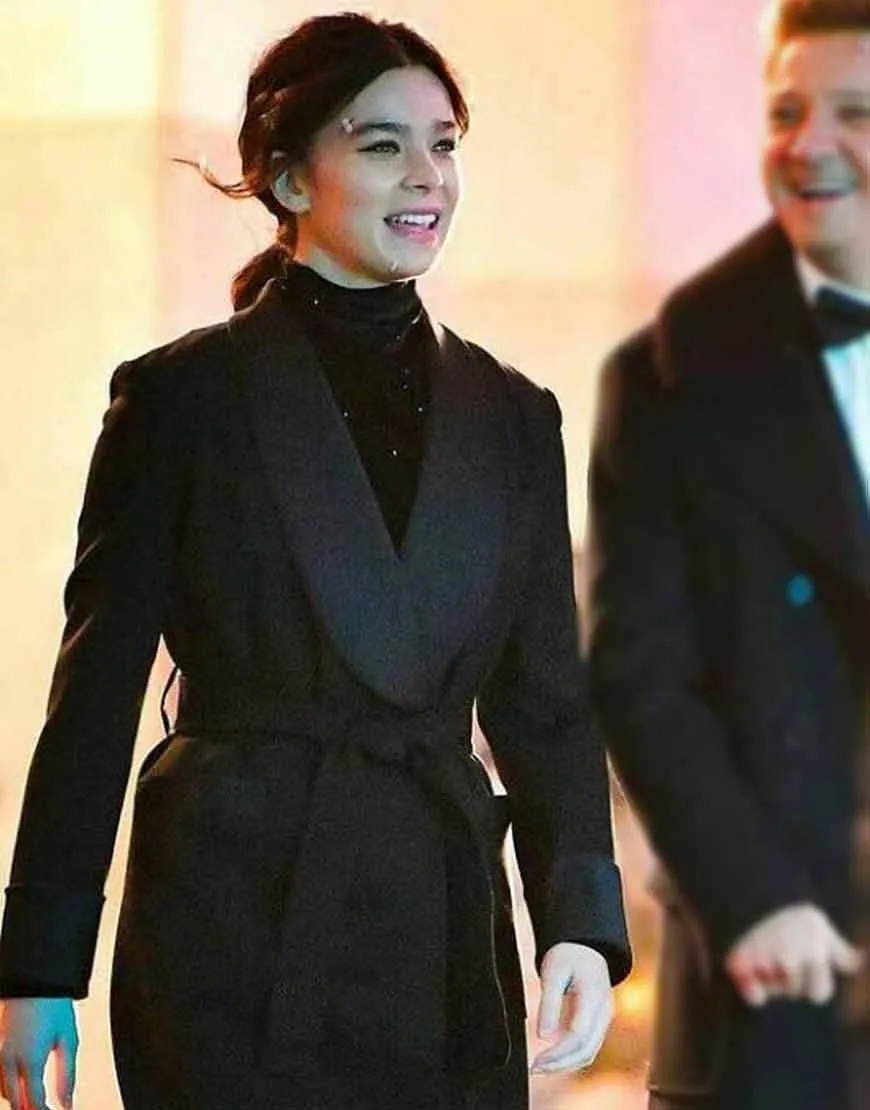 Hawkeye Hailee Steinfeld Trench Coat | Ujackets.com - 45% OFF