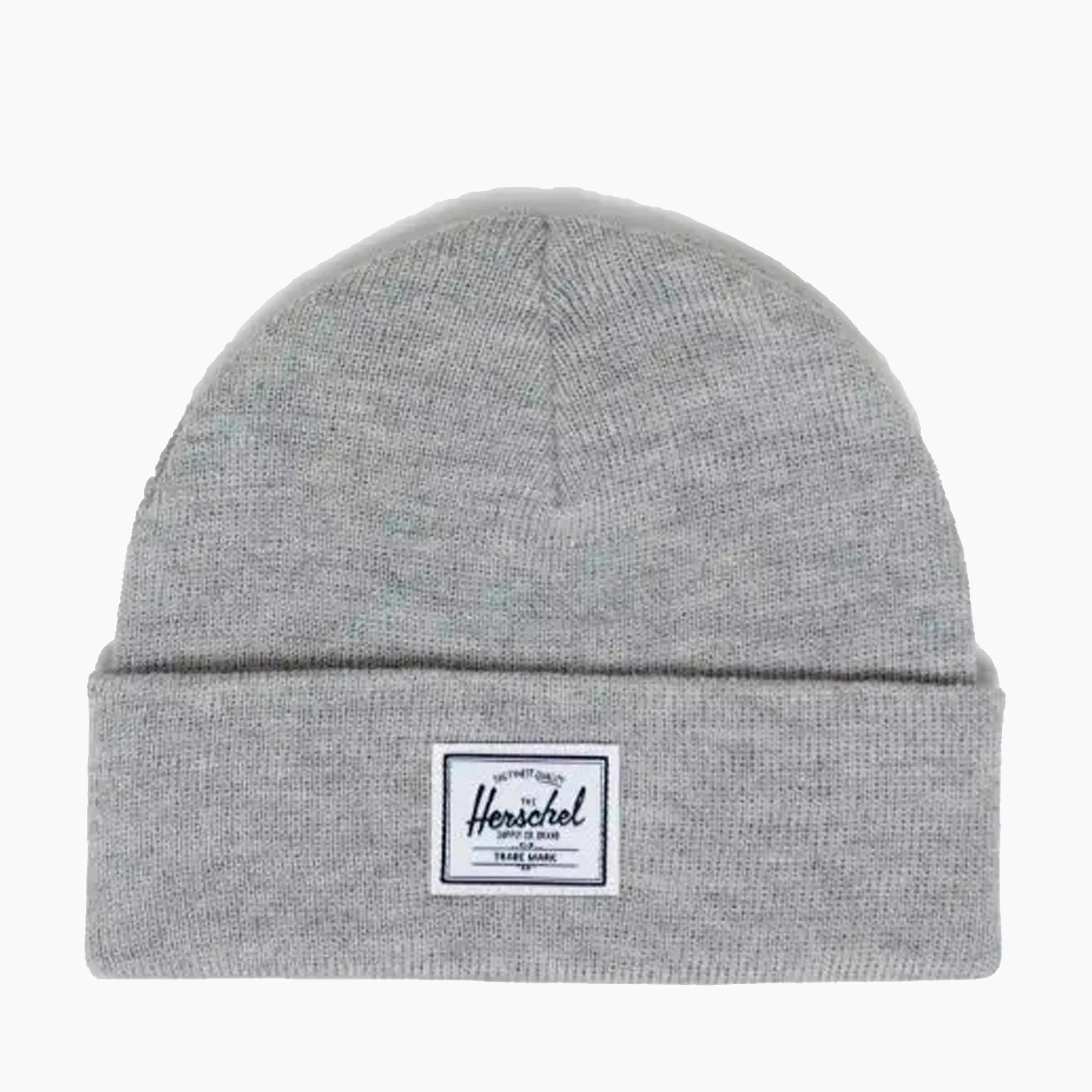 HERSCHEL ELMER SHAL BEANIE GREY & WHITE - 1225