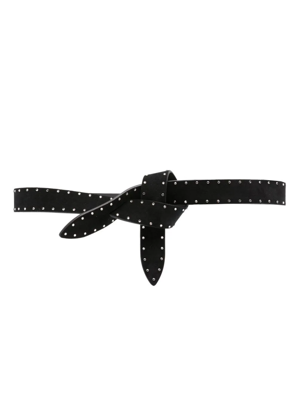 ISABEL MARANT studded leather belt - Black