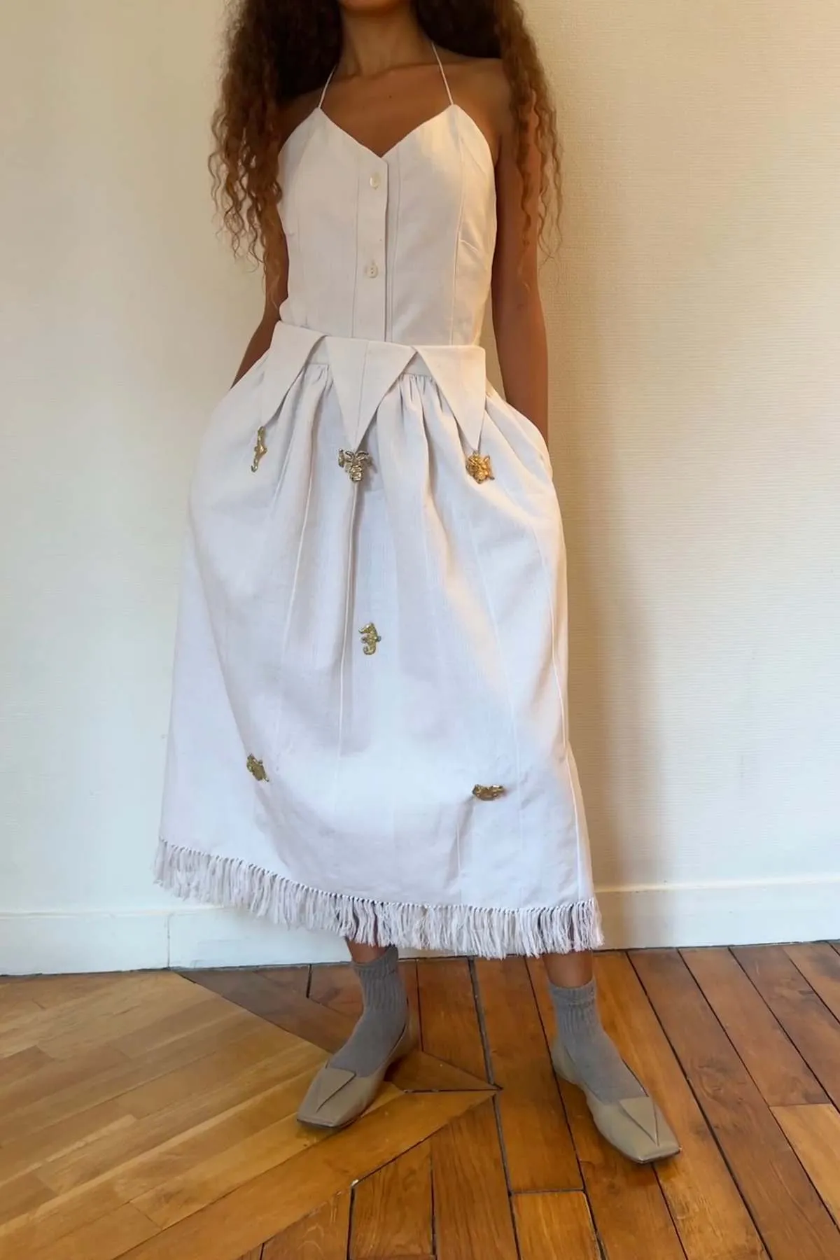 Jester Skirt - White