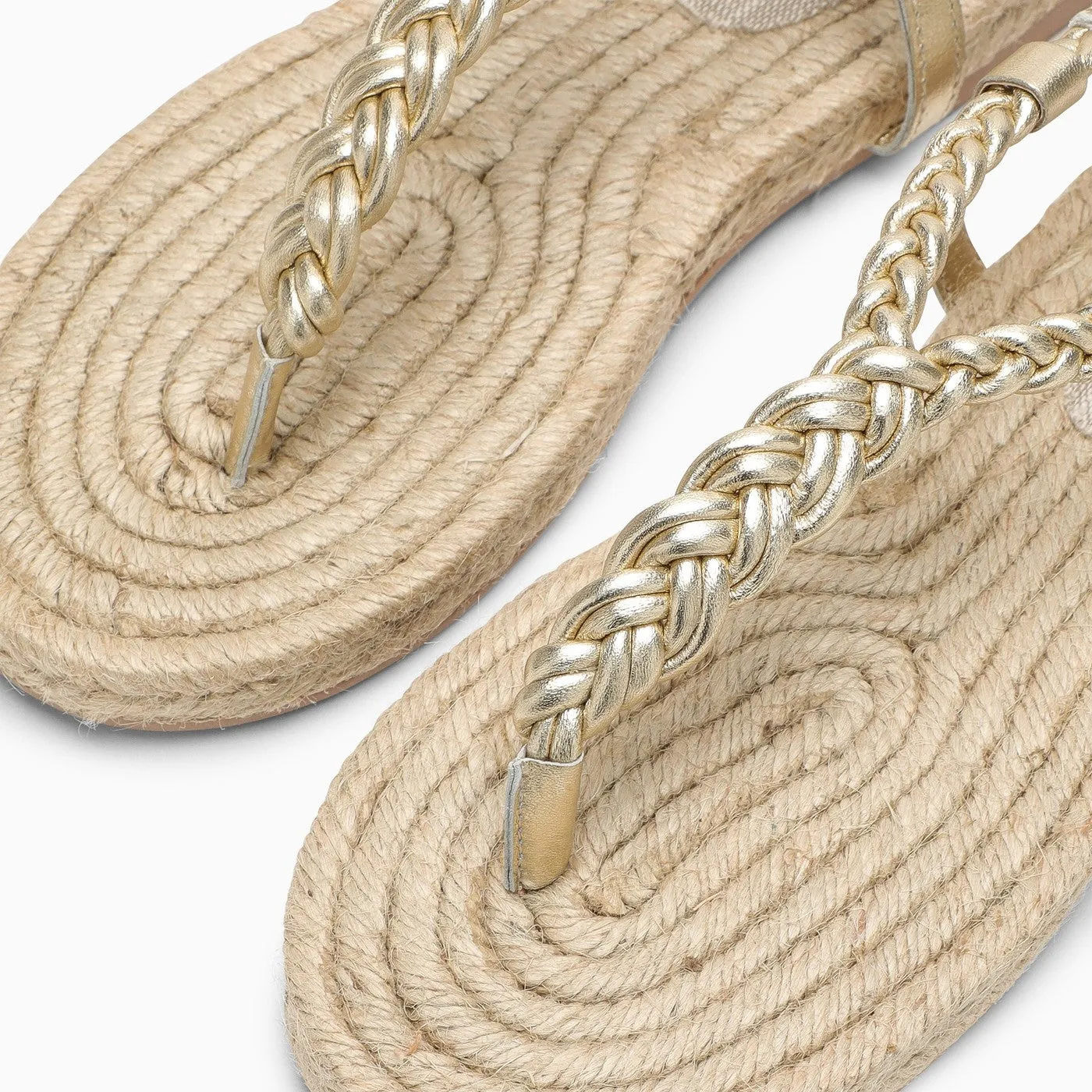Manebí    Manebí Platinum Braided Leather Canyon Sandal