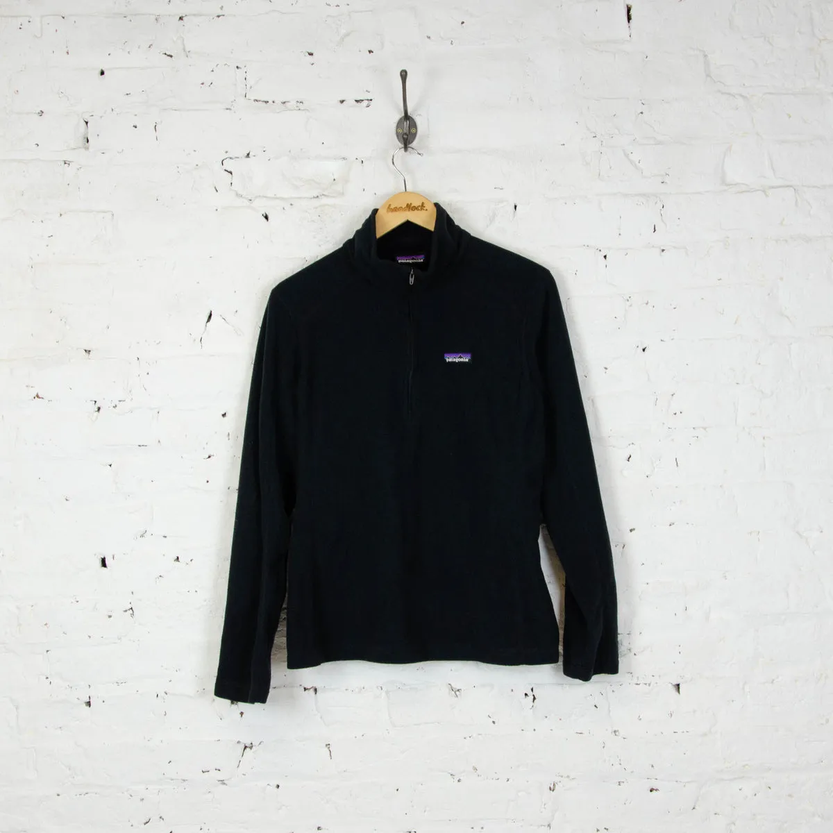 Patagonia 1/4 Zip Up Fleece - Black - L