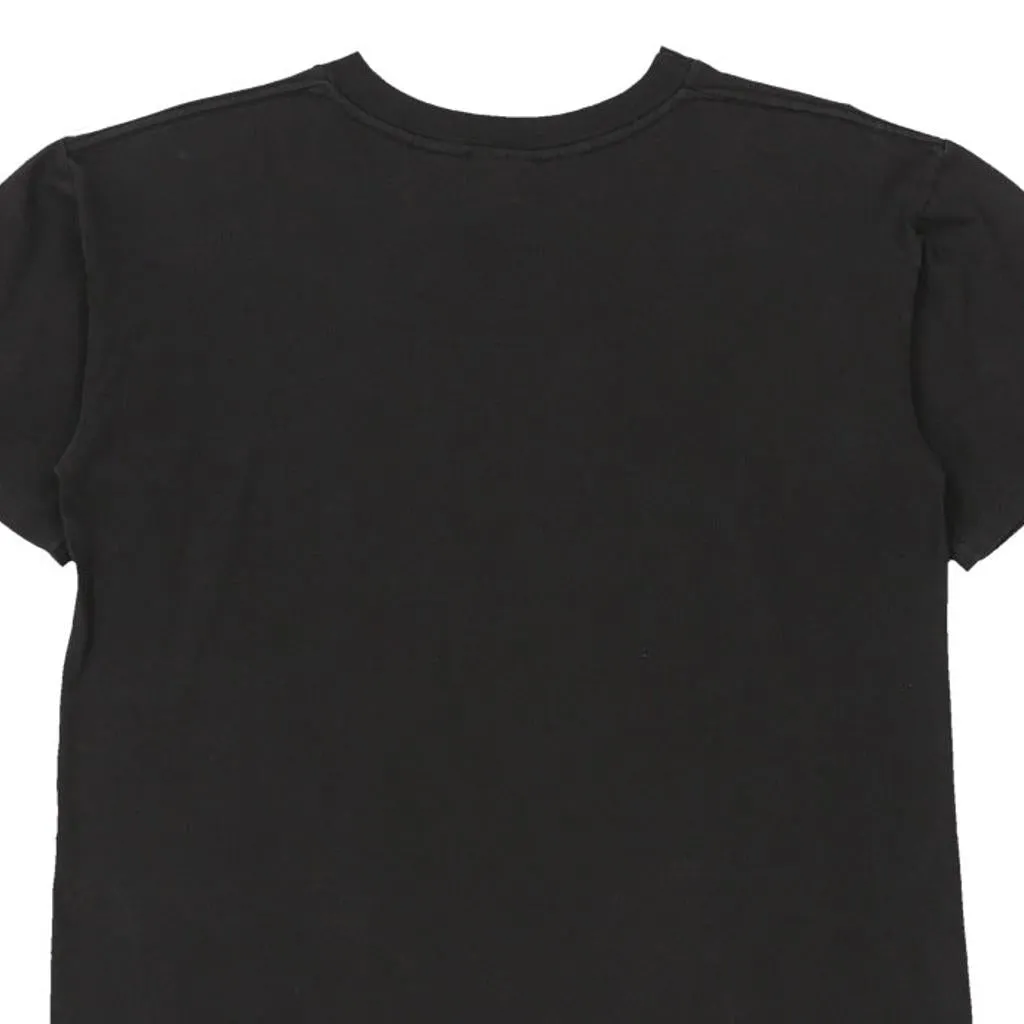 Single Stitch  Hiphanis Graphic T-Shirt - Medium Black Cotton