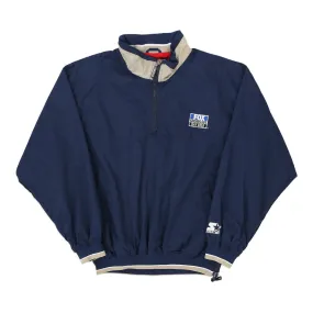 Starter Jacket - Medium Navy Polyester Blend