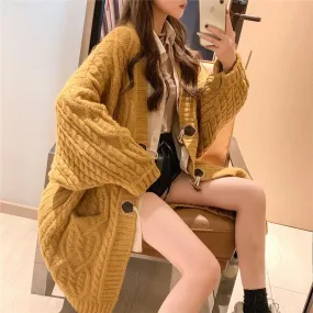 Thick Cardigan Sweater Coat