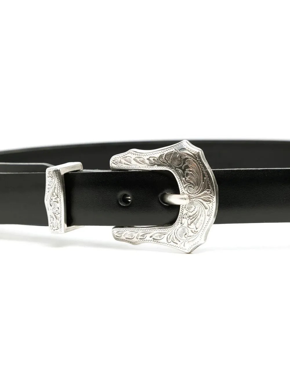 Toga Too Black Double Buckle Belt