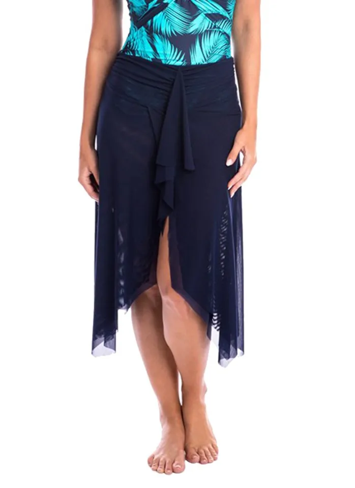 Togs Frill Skirt Navy