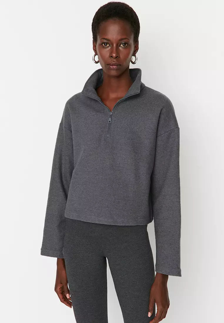 Trendyol Half Zip Sweatshirt