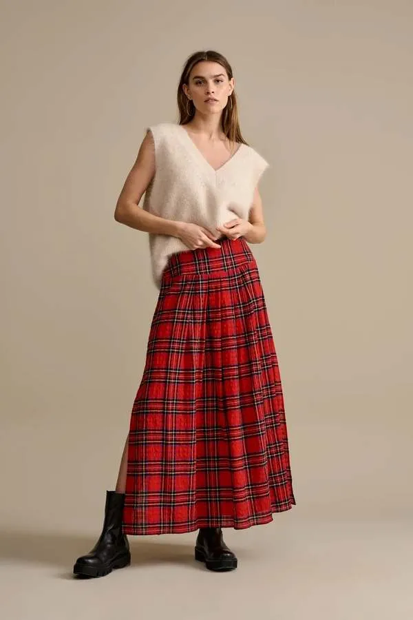 Vinna Skirt - Red Gingham