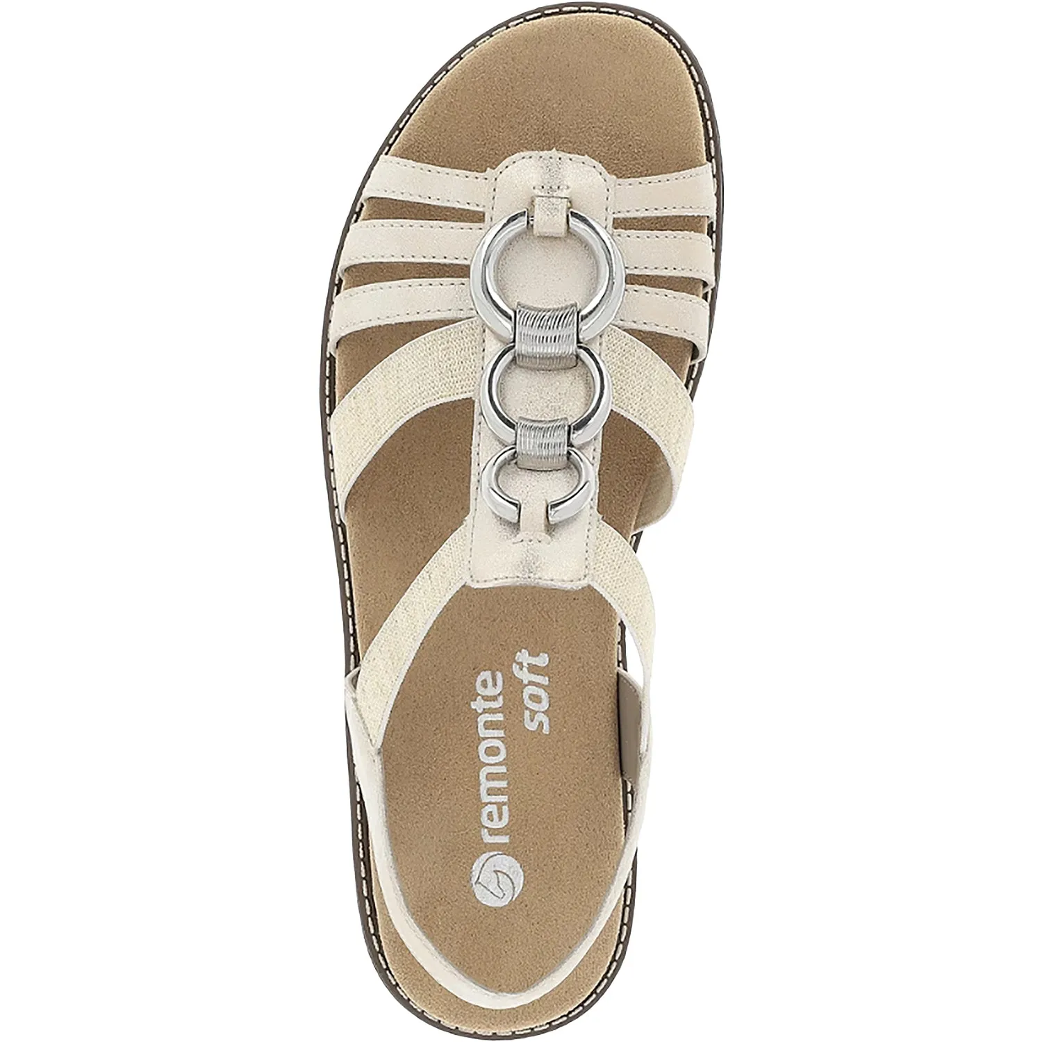 Women's Remonte D20743-60 Mushce/Beige Gold Synthetic